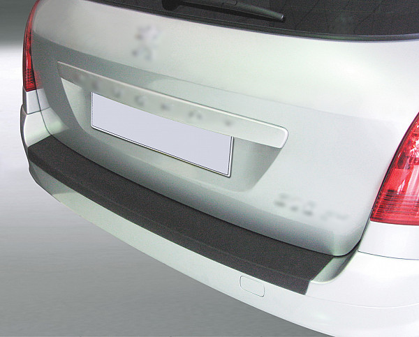 Ladekantenschutz passend für Peugeot 308 SW Kombi ab BJ. 5.2008-3.2014  passgenau mit Abkantung ABS- Farbe schwarz