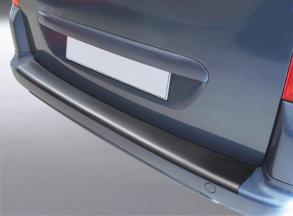 Ladekantenschutz passend für Peugeot Partner & Partner Tepee ab BJ. 5.2008-8.2018  passgenau mit Abkantung ABS- Farbe schwarz