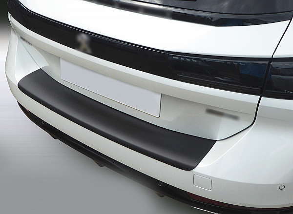Ladekantenschutz passend für Peugeot 508 SW Kombi ab BJ. 6.2019>  passgenau mit Abkantung ABS- Farbe schwarz