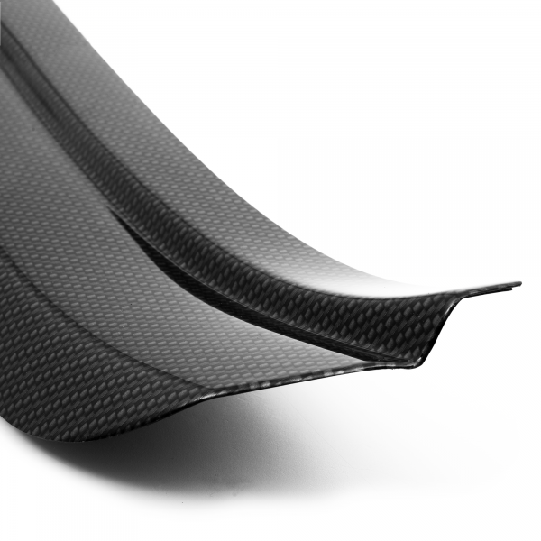 Ladekantenschutz passend für Peugeot 208 ab BJ. 4.2012-12.2019  passgenau mit Abkantung ABS- Sonderfarbe Carbon Optik