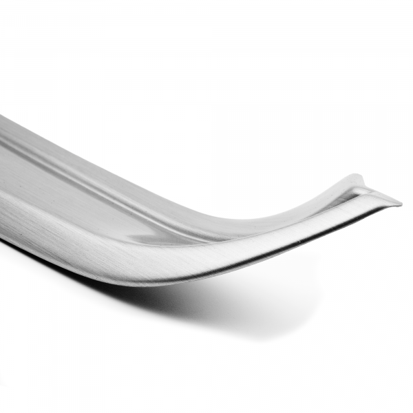 Zaštitna letva stražnjeg branika pogodno za Peugeot 207 CC 04.2007-07.2015  precizno pristajanje s dubokim zaštitnim rubom, ABS plastika- posebna boja izgled brušeni aluminij