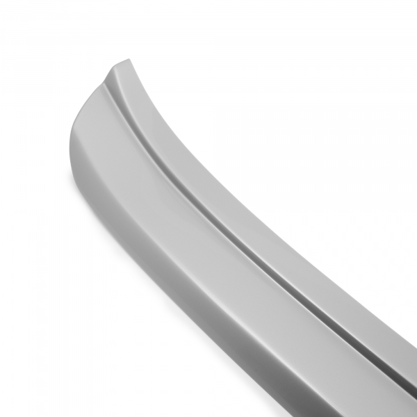 Ladekantenschutz passend für Peugeot 208 ab BJ. 4.2012-12.2019  passgenau mit Abkantung ABS- Sonderfarbe Silber