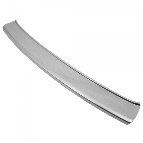 Rear Bumper Protector compatible with Porsche Cayenne 05.2010-10.2014  Rearguard, Tailored Fit Bumper Guard, ABS Plastic- Special Colour Brushed Aluminum Look