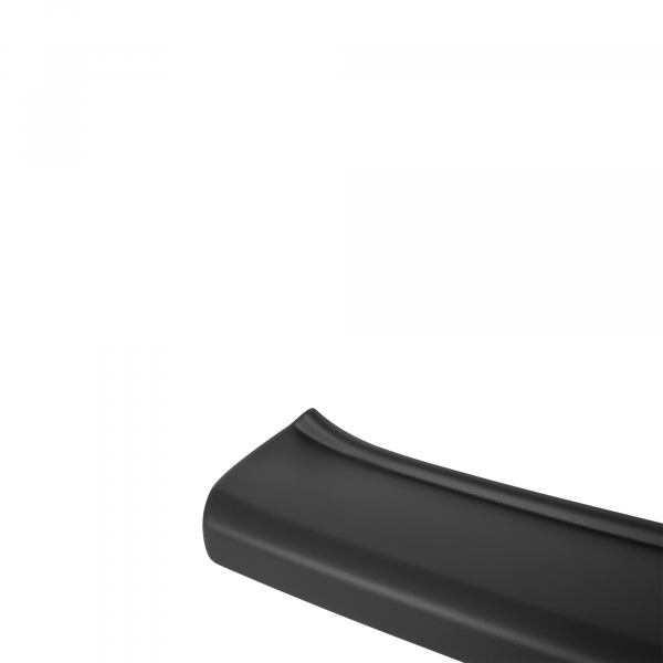 Rear Bumper Protector compatible with Porsche Cayenne 05.2010-10.2014  Rearguard, Tailored Fit Bumper Guard, ABS Plastic- Special Colour Silver