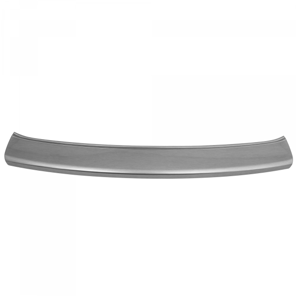 Rear Bumper Protector compatible with Porsche Cayenne 05.2010-10.2014  Rearguard, Tailored Fit Bumper Guard, ABS Plastic- Special Colour Brushed Aluminum Look