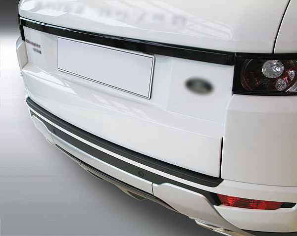 Rear Bumper Protector compatible with Range Rover Evoque 08.2011-11.2018 5 doors Rearguard, Tailored Fit Bumper Guard, ABS Plastic- Colour Matte Black