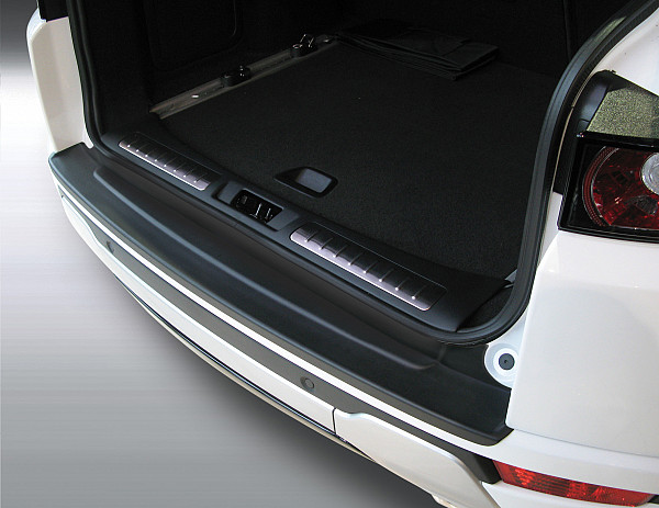 Rear Bumper Protector compatible with Range Rover Evoque 08.2011-11.2018 5 doors Rearguard, Tailored Fit Bumper Guard, ABS Plastic- Colour Matte Black