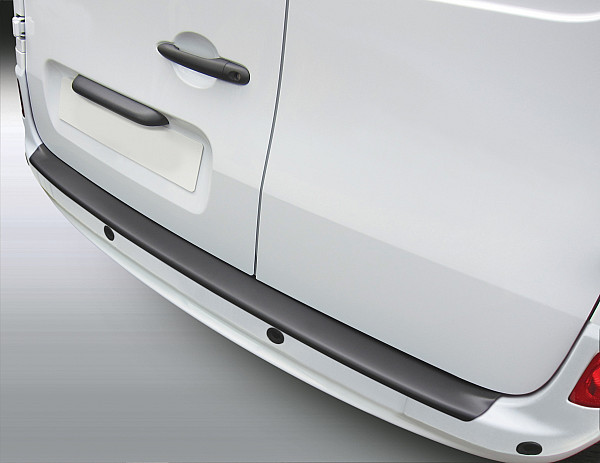 Zaštitna letva stražnjeg branika pogodno za Renault Kangoo 01.2011-12.2020  precizno pristajanje s dubokim zaštitnim rubom, ABS plastika- posebna boja izgled brušeni aluminij