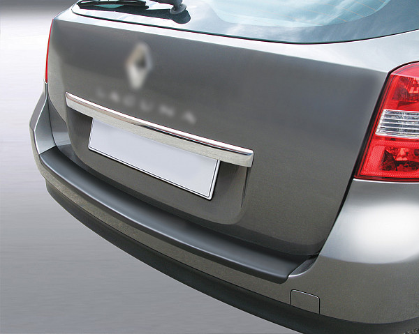 Ladekantenschutz passend für Renault Laguna Grandtour Kombi ab BJ. 1.2008-8.2015  passgenau mit Abkantung ABS- Farbe schwarz