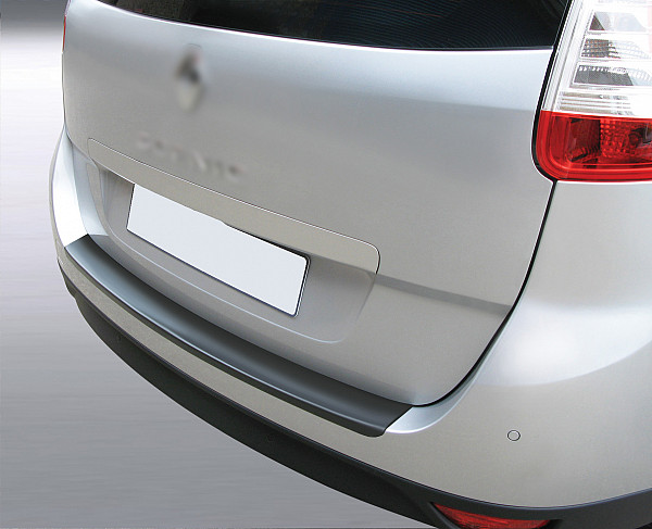 Zaščitna letvica zadnjega odbijača kompatibilna za Renault Grand Scenic 04.2009-10.2016  zaščita nakladalnega roba z globokim zaščitnim robom, ABS plastika- barva črna mat