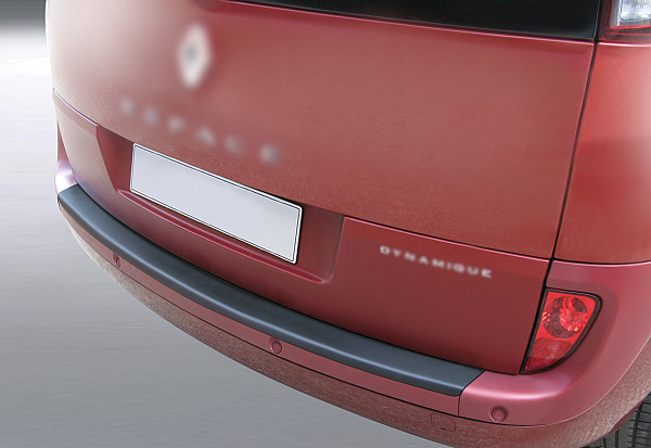 Rear Bumper Protector compatible with Renault Espace 04.2006-02.2015  Rearguard, Tailored Fit Bumper Guard, ABS Plastic- Colour Matte Black