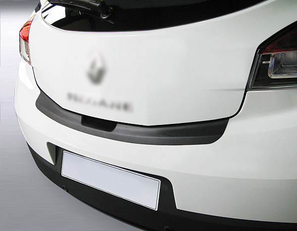 Zaštitna letva stražnjeg branika pogodno za Renault Megane Coupe 11.2008-08.2016 3 vrata precizno pristajanje s dubokim zaštitnim rubom, ABS plastika- boja crna mat