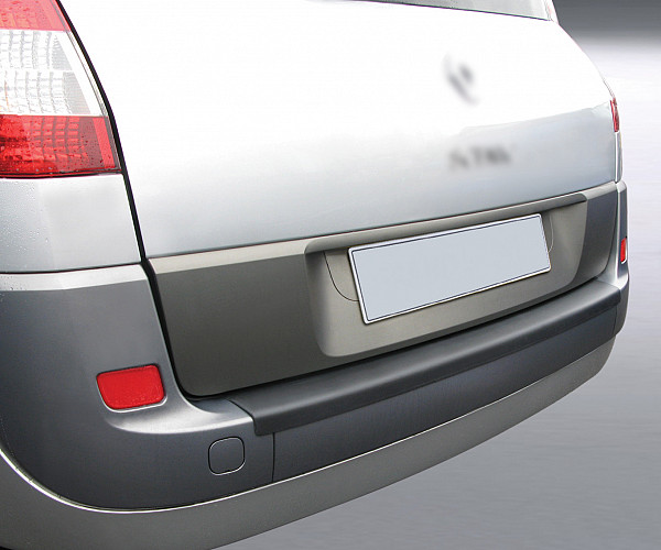 Zaščitna letvica zadnjega odbijača kompatibilna za Renault Grand Scenic 04.2004-03.2009  zaščita nakladalnega roba z globokim zaščitnim robom, ABS plastika- barva črna mat