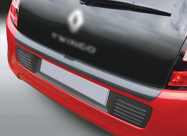 Zaščitna letvica zadnjega odbijača kompatibilna za Renault Twingo 09.2014-04.2019  zaščita nakladalnega roba z globokim zaščitnim robom, ABS plastika- barva črna mat