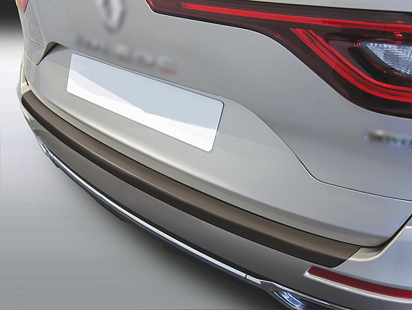 Zaščitna letvica zadnjega odbijača kompatibilna za Renault Koleos 06.2017-06.2019  zaščita nakladalnega roba z globokim zaščitnim robom, ABS plastika- barva črna mat