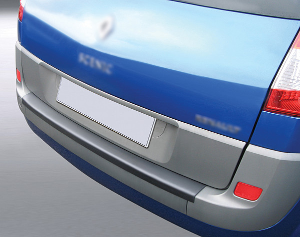 Zaštitna letva stražnjeg branika pogodno za Renault Scenic 04.2004-03.2009  precizno pristajanje s dubokim zaštitnim rubom, ABS plastika- boja crna mat