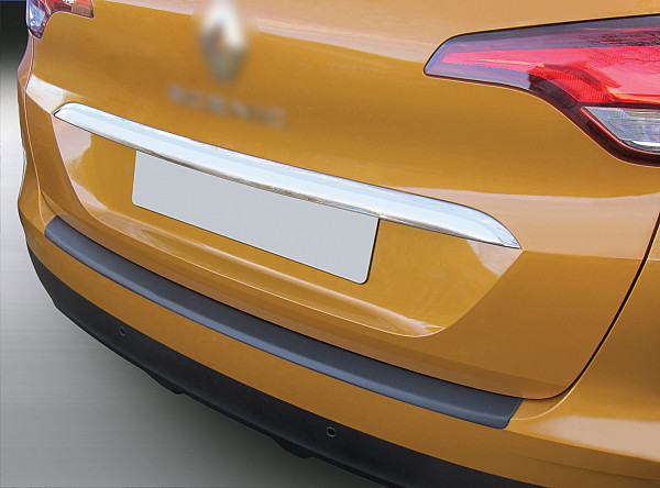 Zaščitna letvica zadnjega odbijača kompatibilna za Renault Scenic 11.2016-06.2023  zaščita nakladalnega roba z globokim zaščitnim robom, ABS plastika- barva črna mat