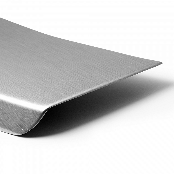 Zaštitna letva stražnjeg branika pogodno za Renault Koleos 06.2017-06.2019  precizno pristajanje s dubokim zaštitnim rubom, ABS plastika- posebna boja izgled brušeni aluminij