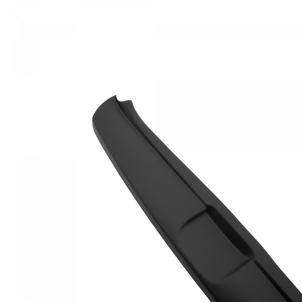 Ladekantenschutz passend für Renault Clio Schrägheck ab BJ. 5.2009-10.2012 nicht für Sport passgenau mit Abkantung ABS- Farbe schwarz