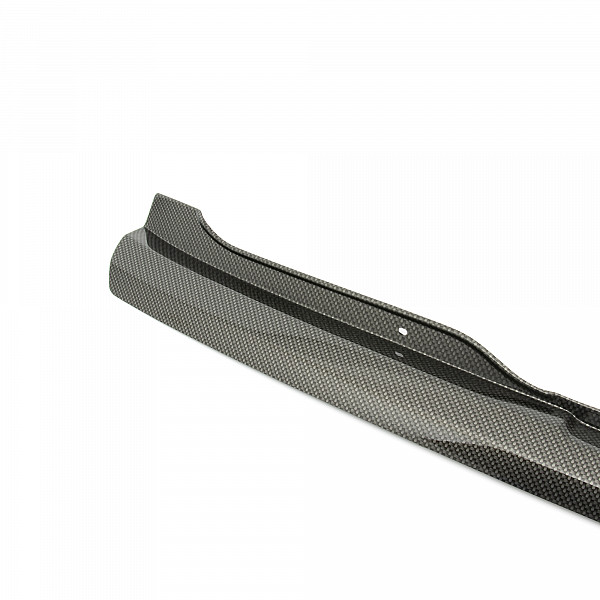 Rear Bumper Protector compatible with Renault Twingo 09.2014-04.2019  Rearguard, Tailored Fit Bumper Guard, ABS Plastic- Special Colour Carbon Look