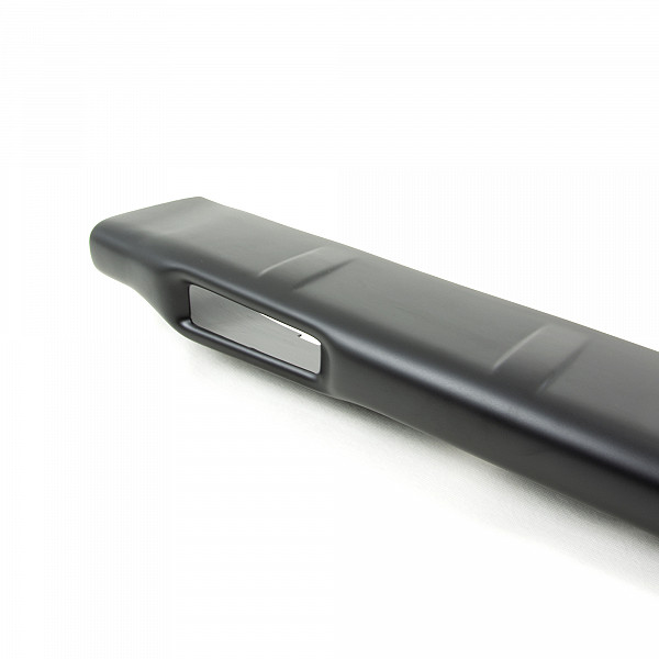 Rear Bumper Protector compatible with Renault Master 09.2003-06.2010  Rearguard, Tailored Fit Bumper Guard, ABS Plastic- Special Colour Brushed Aluminum Look