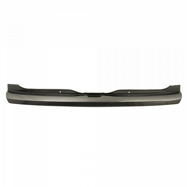 Rear Bumper Protector compatible with Renault Twingo 09.2014-04.2019  Rearguard, Tailored Fit Bumper Guard, ABS Plastic- Special Colour Carbon Look