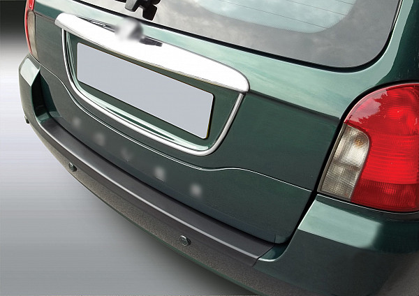 Zaščitna letvica zadnjega odbijača kompatibilna za Rover 75 /ZT Karavan 01.2004-09.2005  zaščita nakladalnega roba z globokim zaščitnim robom, ABS plastika- posebna barva srebrna