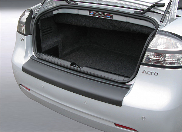 Ladekantenschutz passend für SAAB 9.3 Cabriolet ab BJ. 9.2007-12.2011  passgenau mit Abkantung ABS- Sonderfarbe Silber