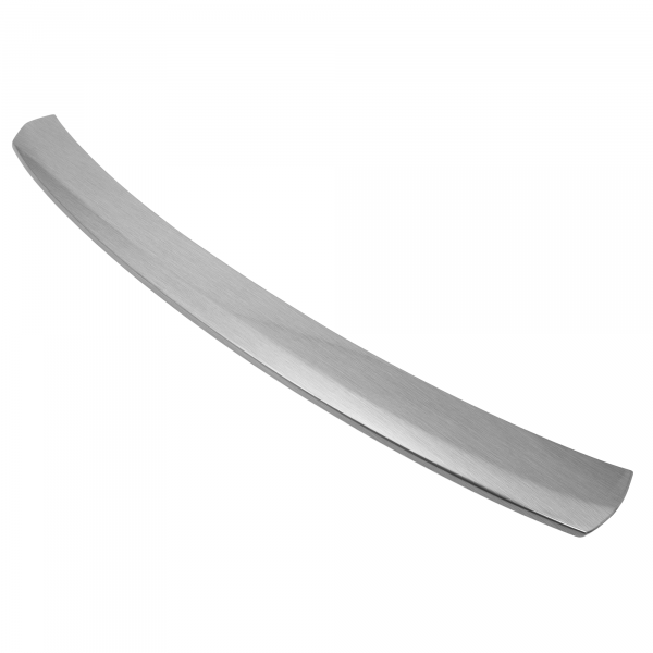 Rear Bumper Protector compatible with Seat Leon Sportstourer Estate ST 11.2013-12.2016 also for X-Perience, FR, Cupra Rearguard, Tailored Fit Bumper Guard, ABS Plastic- Special Colour Brushed Aluminum Look