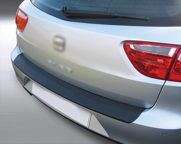 Rear Bumper Protector compatible with Seat Exeo Sportstourer Estate ST 07.2009-05.2013  Rearguard, Tailored Fit Bumper Guard, ABS Plastic- Colour Matte Black