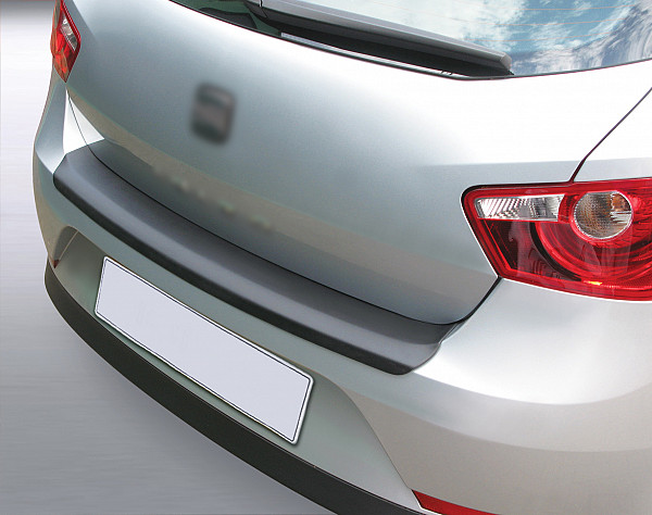 Zaštitna letva stražnjeg branika pogodno za Seat Ibiza Hatchback 06.2008-02.2012 nije za FR ili Cupra precizno pristajanje s dubokim zaštitnim rubom, ABS plastika- boja crna mat