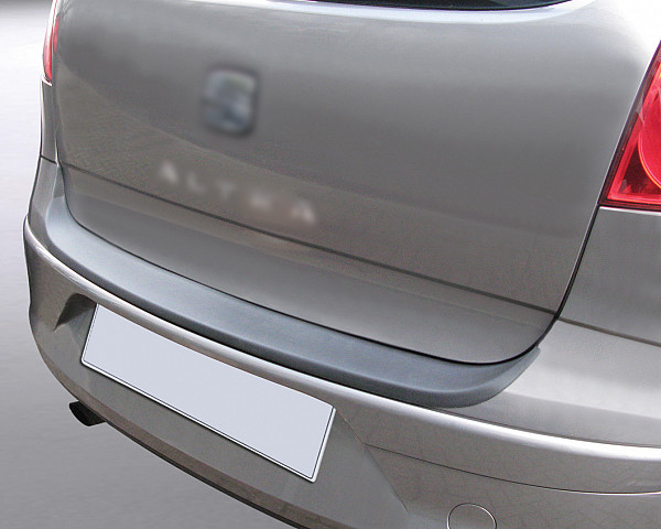 Rear Bumper Protector compatible with Seat Altea 07.2004-03.2009 not for FR Rearguard, Tailored Fit Bumper Guard, ABS Plastic- Colour Matte Black