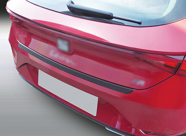 Ladekantenschutz passend für Seat Leon Schrägheck ab BJ. 4.2020>  passgenau mit Abkantung ABS- Farbe schwarz