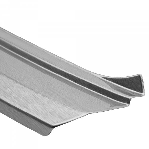 Zaštitna letva stražnjeg branika pogodno za Seat Ateca 09.2016-> & Ateca Cupra precizno pristajanje s dubokim zaštitnim rubom, ABS plastika- posebna boja izgled brušeni aluminij