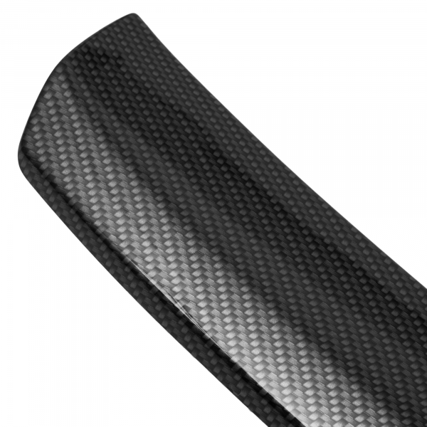 Ladekantenschutz passend für Seat Leon Sportstourer Kombi ST ab BJ. 11.2013-12.2016 auch für X-Perience, FR, Cupra passgenau mit Abkantung ABS- Sonderfarbe Carbon Optik