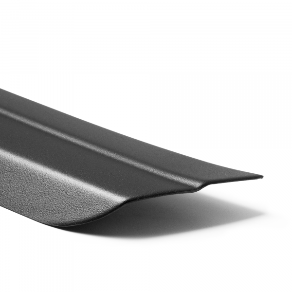 Ladekantenschutz passend für Seat Leon Schrägheck ab BJ. 4.2020>  passgenau mit Abkantung ABS- Sonderfarbe Aluminium Gebürstet Optik