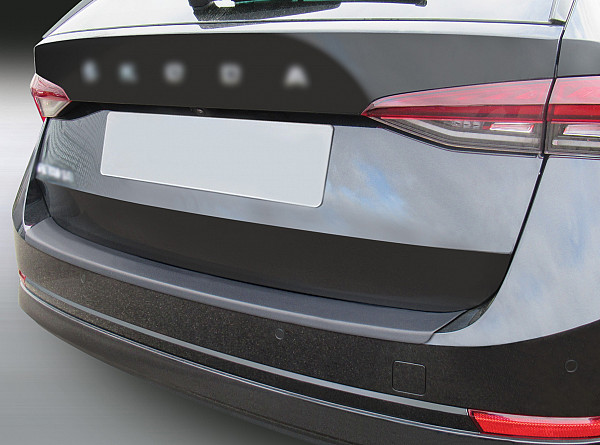 Zaštitna letva stražnjeg branika pogodno za Skoda Octavia IV Combi Karavan 04.2020-> nije za RS precizno pristajanje s dubokim zaštitnim rubom, ABS plastika- boja crna mat