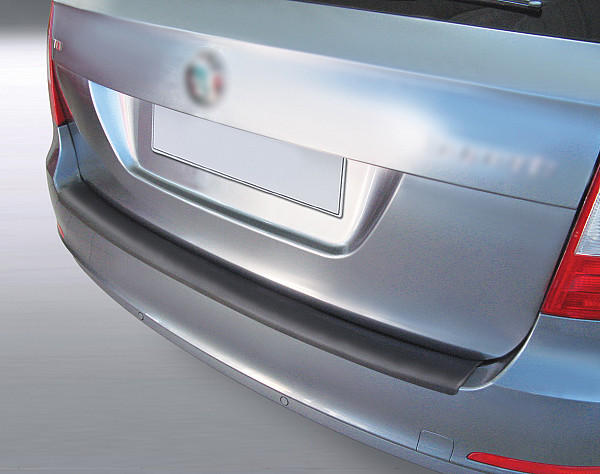 Zaštitna letva stražnjeg branika pogodno za Skoda Superb II Combi Karavan 10.2009-05.2013  precizno pristajanje s dubokim zaštitnim rubom, ABS plastika- boja crna mat