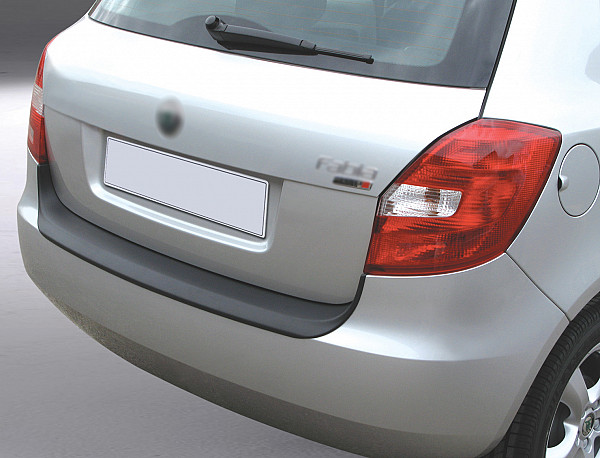 Ladekantenschutz passend für Skoda Fabia ab BJ. 3.2007-3.2010 MK I passgenau mit Abkantung ABS- Farbe schwarz