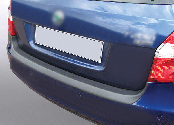Ladekantenschutz passend für Skoda Fabia Combi Kombi ab BJ. 12.2007-3.2010 MK I passgenau mit Abkantung ABS- Farbe schwarz
