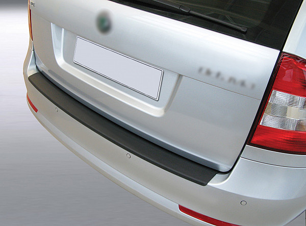 Zaštitna letva stražnjeg branika pogodno za Skoda Octavia II Combi Karavan & Limuzina 01.2009-05.2013 nije za RS precizno pristajanje s dubokim zaštitnim rubom, ABS plastika- boja crna mat