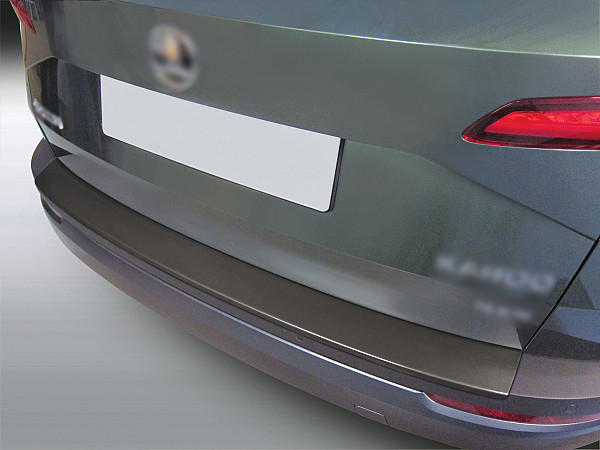 Ladekantenschutz passend für Skoda Karoq ab BJ. 11.2017-9.2021  passgenau mit Abkantung ABS- Farbe schwarz