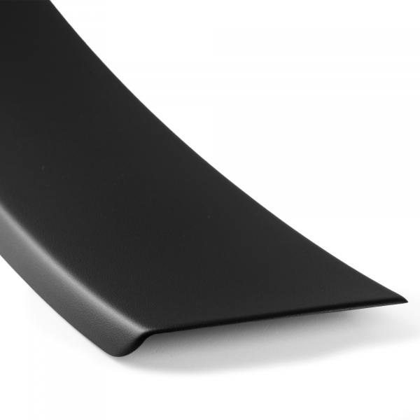 Rear Bumper Protector compatible with Skoda Scala 05.2019->  Rearguard, Tailored Fit Bumper Guard, ABS Plastic- Special Colour Brushed Aluminum Look
