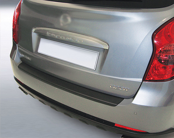 Zaštitna letva stražnjeg branika pogodno za Ssangyong Korando & Actyon 02.2011-08.2019  precizno pristajanje s dubokim zaštitnim rubom, ABS plastika- boja crna mat