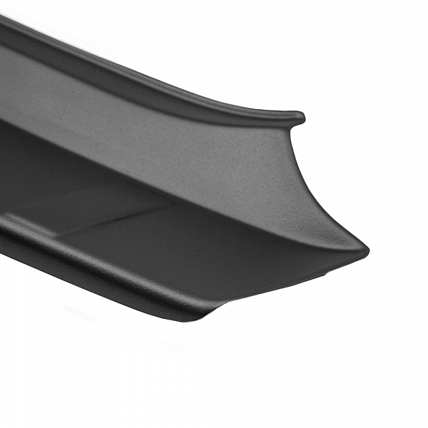 Ladekantenschutz passend für Ssangyong Rodius ab BJ. 9.2013-8.2018  passgenau mit Abkantung ABS- Sonderfarbe Aluminium Gebürstet Optik
