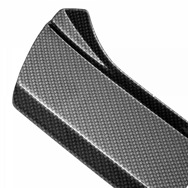 Zaštitna letva stražnjeg branika pogodno za Subaru BRZ 09.2012-12.2020  precizno pristajanje s dubokim zaštitnim rubom, ABS plastika- posebna boja izgled brušeni aluminij