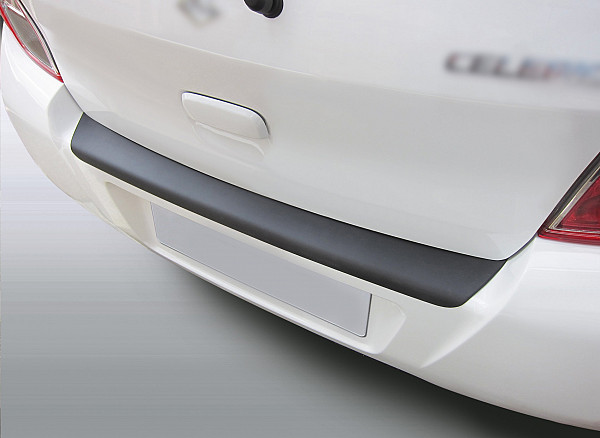 Rear Bumper Protector compatible with Suzuki Celerio 11.2014-07.2019  Rearguard, Tailored Fit Bumper Guard, ABS Plastic- Colour Matte Black