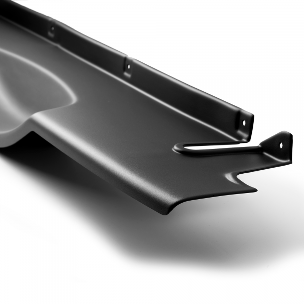 Ladekantenschutz passend für Suzuki Grand Vitara ab BJ. 9.2005-8.2015 mit Reserverad/Radhalter an Heckklappe passgenau mit Abkantung ABS- Sonderfarbe Aluminium Gebürstet Optik