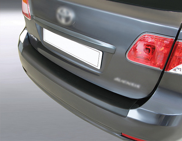 Zaštitna letva stražnjeg branika pogodno za Toyota Avensis Karavan (T27) 01.2009-12.2011  precizno pristajanje s dubokim zaštitnim rubom, ABS plastika- boja crna mat
