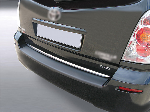 Zaštitna letva stražnjeg branika pogodno za Toyota Corolla Verso 03.2004-03.2009  precizno pristajanje s dubokim zaštitnim rubom, ABS plastika- boja crna mat